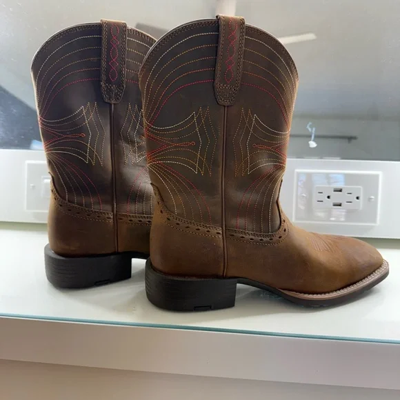 Ariat Men's Brown Western Boots - Picture 3 of 7